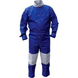 ALC 41424 Nylon Blast Suit Blue XXL, Nylon/Cotton