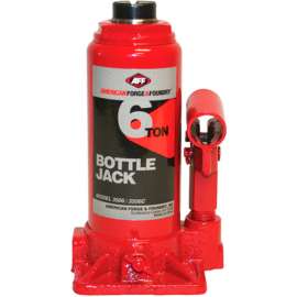 American Forge & Foundry Bottle Jack, 6 Ton