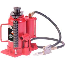 American Forge & Foundry Hydraulic Bottle Jack, 20 Ton, Air