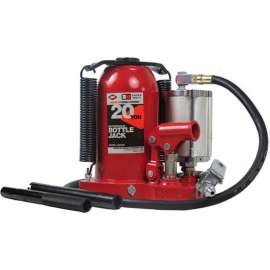 American Forge & Foundry Hydraulic Bottle Jack, 20 Ton, Super Duty, Air