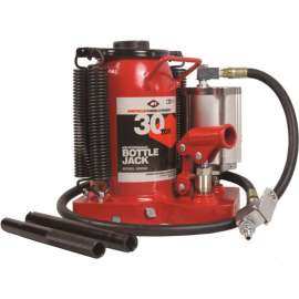 American Forge & Foundry Hydraulic Bottle Jack, 30 Ton, Super Duty, Air