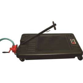 American Forge & Foundry Waste Oil Drain W/Pump, 18 Gallon, Low Profile, Plastic