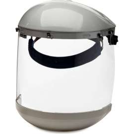 Sellstrom S30310 303 Series Ratcheting Faceshield With Chin Protector, Polycarbonate Window