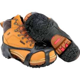 Due North Heavy Duty Industrial Footwear Traction Aid with 14 Tungsten Carbide Spikes, Large