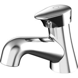 Speakman Easy-Push Single Hole Supply Metering Faucet, Chrome, ADA Compliant, 0.5 GPM - S-5122