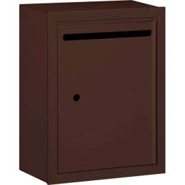 Letter Box 2240ZU - 15"W x 7-1/2"D x 19"H Standard, Surface Mounted, Bronze, USPS Access