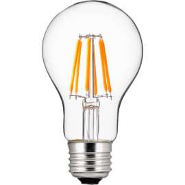 Sunlite Blue Transparent LED Light Bulb, 4-1/2-Watt, Dimmable, 6-Pack