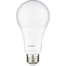 Sunlite LED A21 Bulb, 120V, 6W/12W/19W, E26 Medium Screw Base, 5000K, Super White
