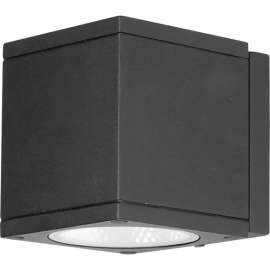 Sunlite LED Cube Up Or Down Outdoor Light Fixture, 9W, 650 Lumens, 80 CRI, Black