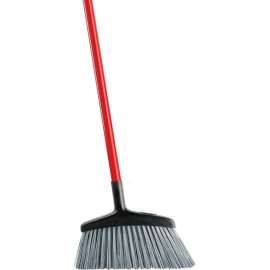 Libman Commercial Rough Surface Angle Broom w/Handle, 6/Pack - 1102