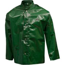 Tingley J22208 Iron Eagle Storm Fly Front Jacket, Green, Hood Snaps, 2XL