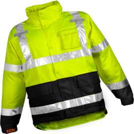 Tingley J24122 Icon Jacket, Fluorescent Yellow/Green/Black, 4XL
