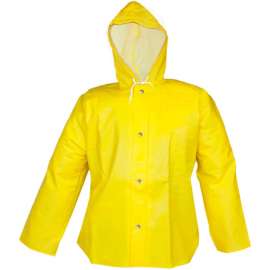 Tingley J31107 Webdri Storm Fly Front Hooded Jacket, Yellow, Large