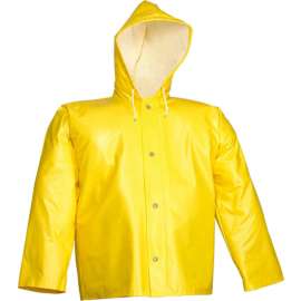Tingley J32107 American Storm Fly Front Hooded Jacket, Yellow, 4XL