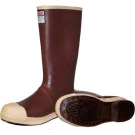 Tingley MB921B Neoprene Steel Toe Snugleg Boots, Brick Red/Brown, Size 6