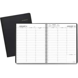 AT-A-GLANCE Weekly Appointment Book, 11 x 8.25, Black, 2023-2024