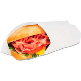 Bagcraft Grease Resistant Paper Wraps and Liners, 14"L x 14"W, White, Pack of 4000