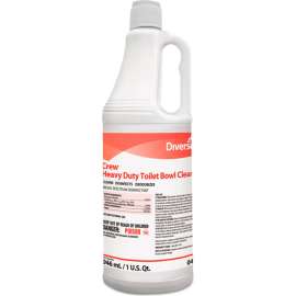 Diversey Crew Heavy Duty Toilet Bowl Cleaner, Minty, 32 oz. Squeeze Bottle, 12/Case