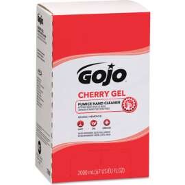 GOJO Cherry Gel Pumice Hand Cleaner, Cherry Scent, 2,000 ml Refill, 4/Carton