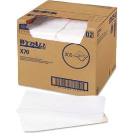 WypAll X70 Wipers, Kimfresh Antimicrobial, 12-1/2" x 23-1/2", White, 300/Box