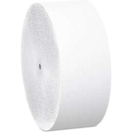 Scott Essential Coreless JRT, Septic Safe, 1-Ply, White, 2300 ft, 12 Rolls/Case
