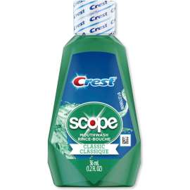 Crest + Scope Mount Rinse, Classic Mint, 36 mL Bottle, 180 Bottles/Case