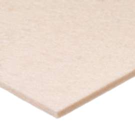 USA Sealing Felt Felt Strip 120"L x 1/2"W x 1/16" Thick, White, F1, 30-40A
