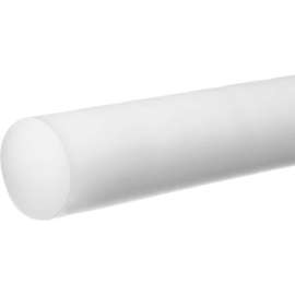 PTFE Plastic Rod - 1" Dia x 3'L