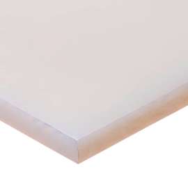 Polypropylene Plastic Bar - 1/2" Thick x 1" Wide x 12" Long