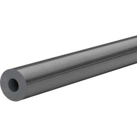 PVC Type 1 Tube, 12"L x 1/4"ID x 5/8"OD, Gray