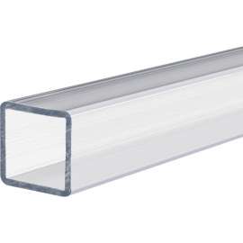 USA Sealing Polycarbonate Rectangular Tube 12"L x 3/4"W, Clear
