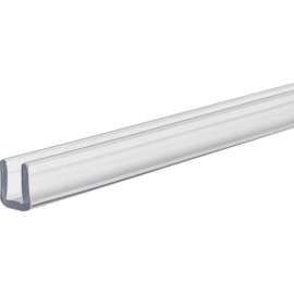 USA Sealing Polycarbonate U-Channel 36"L x 3/8"W, Clear