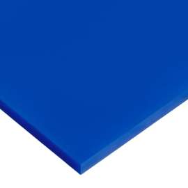 USA Sealing Cast Acrylic Sheet 12"L x 12"W x 1/8" Thick, Blue