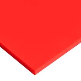 USA Sealing Cast Acrylic Bar 12"L x 2"W x 1/8" Thick, Red