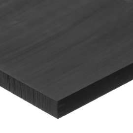 USA Sealing PTFE Bar 12"L x 1-1/2"W x 3/8" Thick, Black
