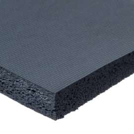 Fire Retardant Silicone Foam With High Temp Adhesive - 1/4" Thick x 1"W x 10'L