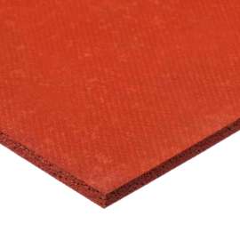 Silicone Foam with High Temp Adhesive-1/16" Thick x 12" Wide x 12" Long
