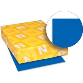 Neenah Paper Astrobrights Colored Card Stock 21911, 8-1/2" x 11", Blast-Off Blue , 250/Pack