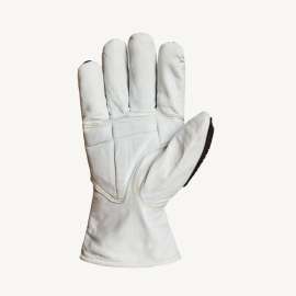 Superiorglove Endura Goatskin Leather Gloves, Blended Kevlar Lining, ANSI A6, M