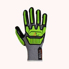 Superiorglove Tenactiv CX Glove, Blended HPPE/Steel, Micropore Nitrile Palm, A7, Size 10