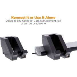 Bostitch Konnect USB Phone Stand, Black