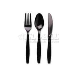 Dixie DXETH517, Spoons, Plastic,  Black, 1000/Carton