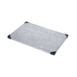 Nexel S2448SZ Solid Galvanized Shelf 48"W x 24"D