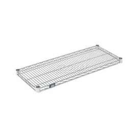 Nexel S1442Z Poly-Z-Brite Wire Shelf 42"W x 14"D