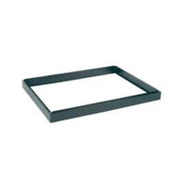Interion Flat File 46 Inch 5 Drawer Closed Base Black