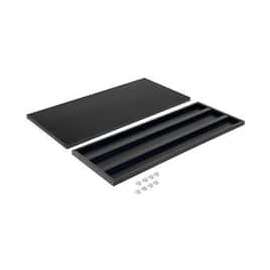 Global Industrial Shelves For 48"Wx24"D Storage Cabinet, Black, 2 Pack