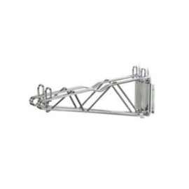 Nexel Chrome, Fixed Double Shelf Wall Mount Bracket, 18"D