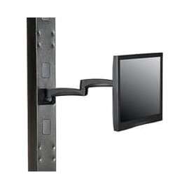 Global Industrial Fixed Height LED/LCD Flat Panel Monitor Arm with VESA Plate, Black