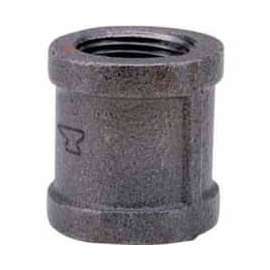 1/2 In. Black Malleable Coupling 150 PSI Lead Free