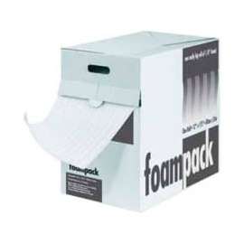 Air Foam Dispenser Pack, 24"W x 175'L x 1/8" Thick, White
